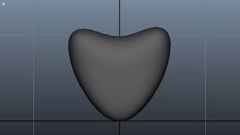 Heart Using Lattice #maya #3dmodeling #3danimation #autodesk #lattice #heart