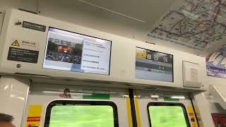 南武線 E233系8000番台 N4編成 走行音(西府〜谷保)