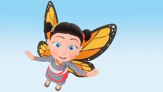 Lapcha O Lapcha | Newari Rhymes for Kids | Butterfly Song पुतली ओ पुतली