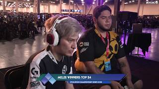 EVO 2018 - Leffen (Fox) Vs. Lucky (Fox) Melee Semi-Finals