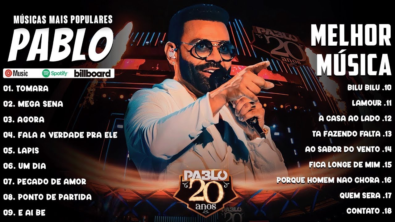 Pablo 2026 ~ As Mais Tocadas do Pablo ~ CD Completo As Românticas ~ As Melhores e Músicas Novas 2026