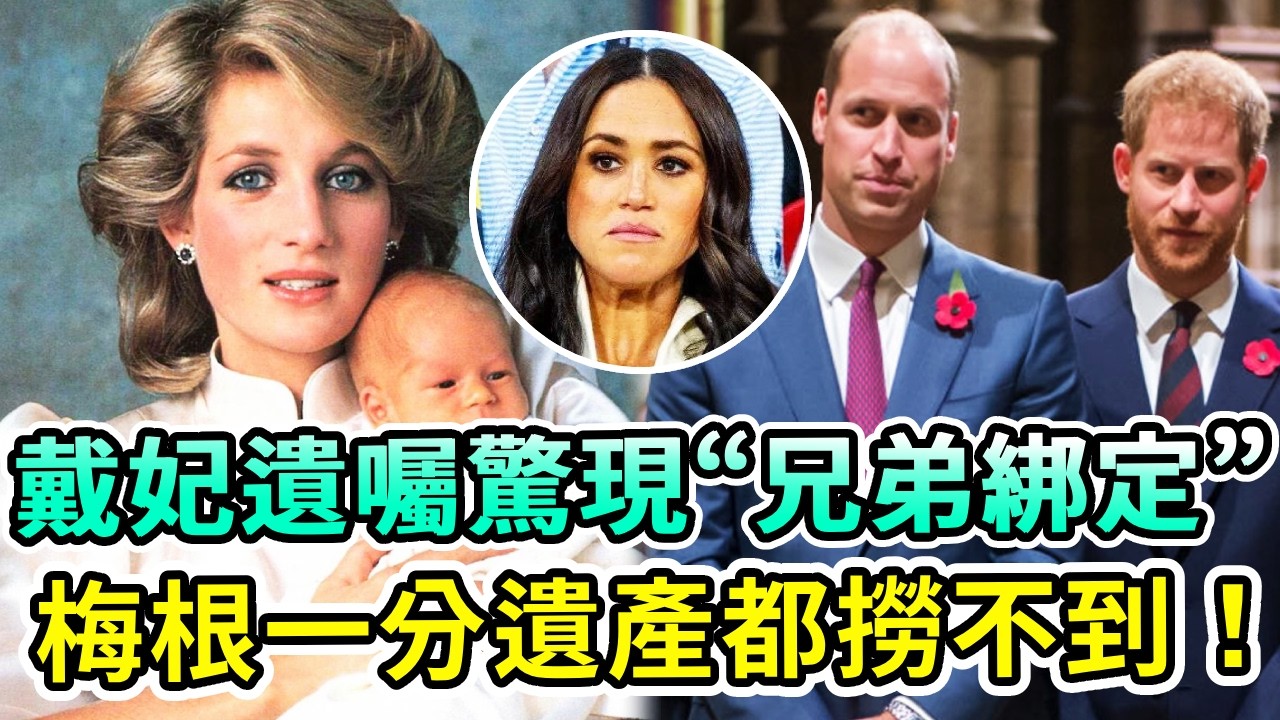 引爆全英！戴安娜王妃遺囑驚現“兄弟綁定”條款！1億美元珠寶全給凱特王妃，梅根一分都撈不到！威廉哈里陷終極抉擇，戴妃這一招太狠了！【Boogie島】#戴安娜王妃 #哈里王子 #威廉王子 #梅根 #英王室