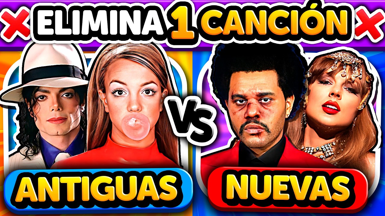 ❌ ELIMINA Una Canción 🎧📻 ANTIGUAS vs NUEVAS 🎵 👩‍🎤 Canciones Clásicas y Virales 🎶🌟 | Club Quiz Trivia