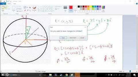 Cartesian to Spherical transformation, volume , area, and line elements