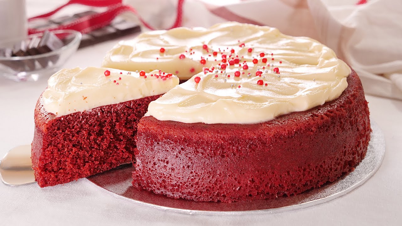 Tarta Red Velvet en 10 Minutos Sin Horno