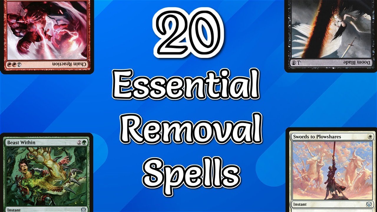 20 Essential Removal Spells For Commander on a Budget [EDH] - YouTube