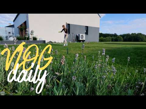 VLOG: FALL LOVER - A Single Woman’s Lavender Garden and Baked Peach Dish