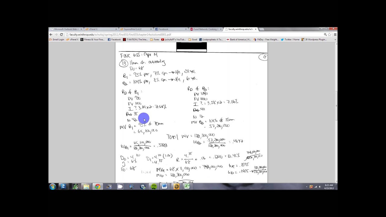 FINC 680 - Chapter 14 - Number 13