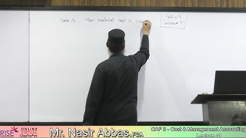 CAF 3  || Sir Nasir  Abbas ||  Lecture 41