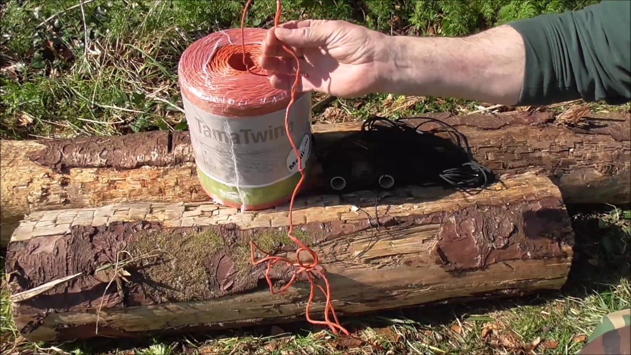 VERY STRONG ULTRA CHEAP CORDAGE OR TWINE FOR THE OUTDOORS, BUSHCRAFT, SURVIVAL ETC
