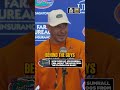 A positive perspective from Jon Sumrall regarding boos from Gators fans after loss vs South Carolina
