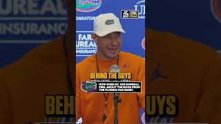 A positive perspective from Jon Sumrall regarding boos from Gators fans after loss vs South Carolina
