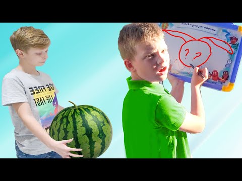 НАРИСУЙ НА СПИНЕ, СЛОЖНЫЙ ЧЕЛЛЕНДЖ. БРОС ШОУ