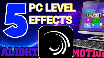 🔥 5 Alight Motion Effects | Next Level Mobile Editing