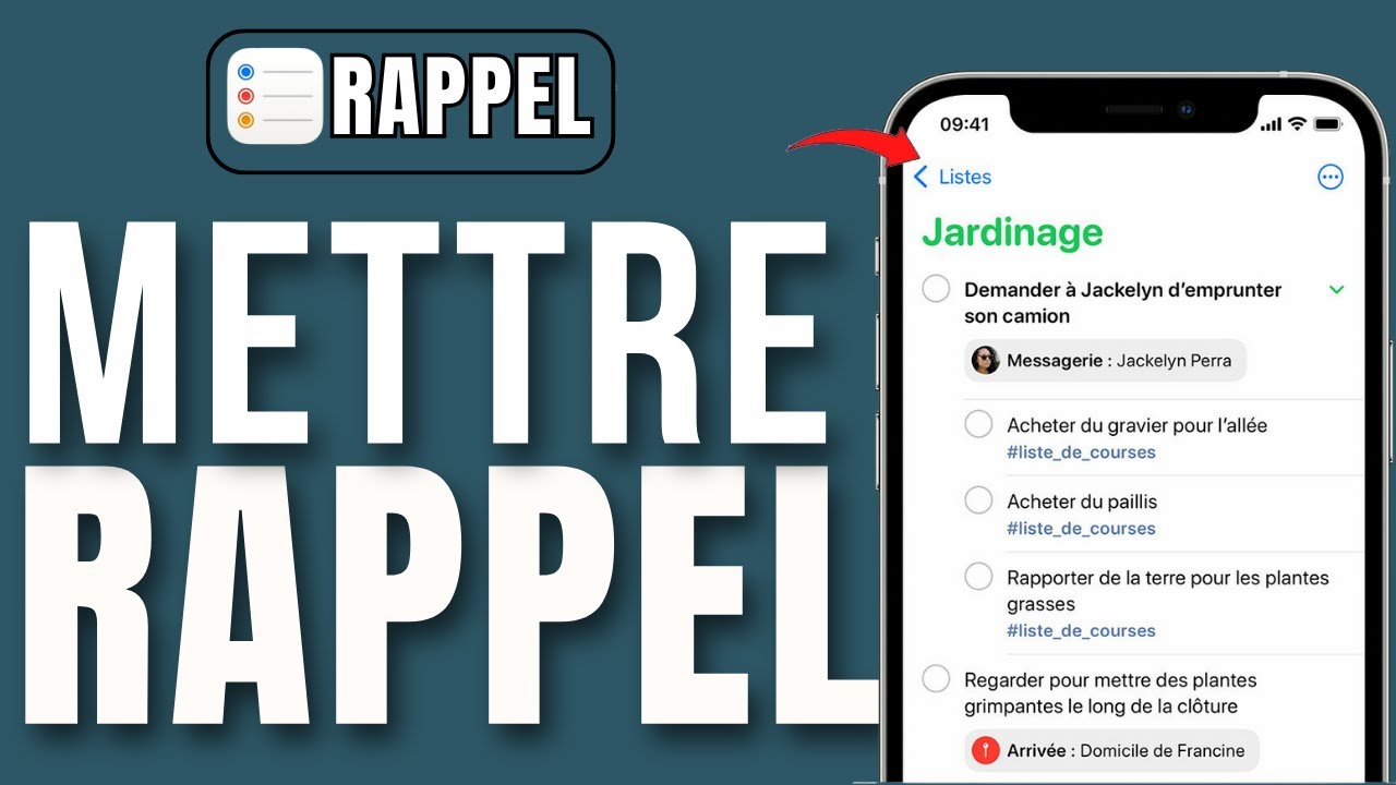 Comment Mettre Un Rappel Sur iPhone ( 2025 ) - YouTube