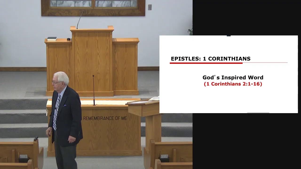 Sunday Morning Bible Study Citrus Park Church of Christ 01/11/26