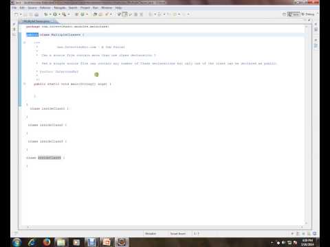 Can a java source file contain more than one class declaration
