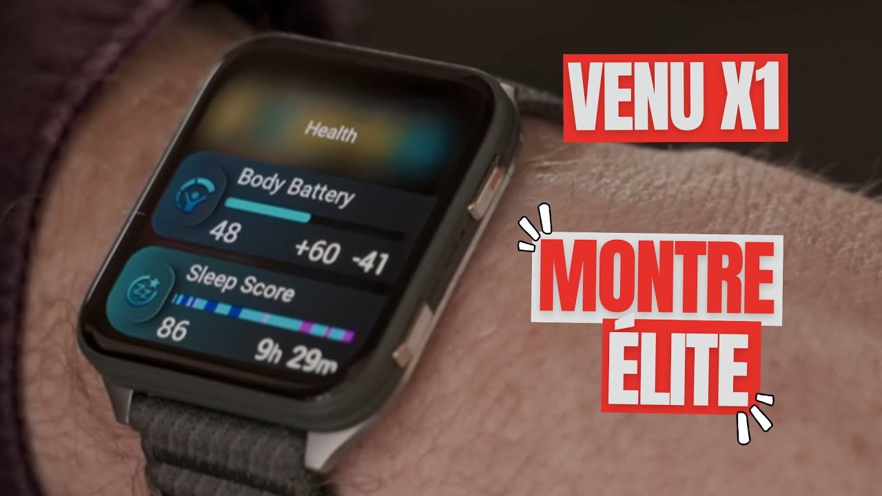 Découverte de la Garmin Venue X1 : Montre Connectée Ultra-Fine et ...
