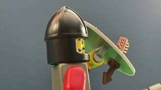 Viking Archer Versus Saxon Huscarl Bow And Arrow Test Lego Stopmotion