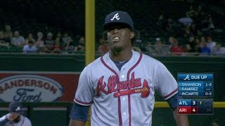 ATL@ARI: Ramirez fans Goldschmidt to escape a jam