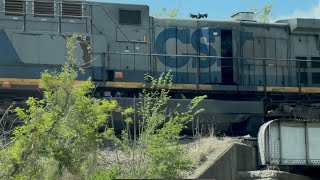 CSX 415 with yn2 paint scheme heading south through steger 5/9/26