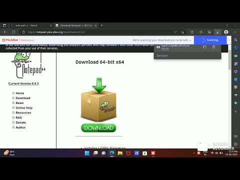 How to install Notepad++ | Best code editor for HTML | little-bit Computer