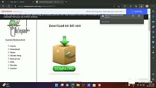 How to install Notepad++ | Best code editor for HTML | little-bit Computer screenshot 5