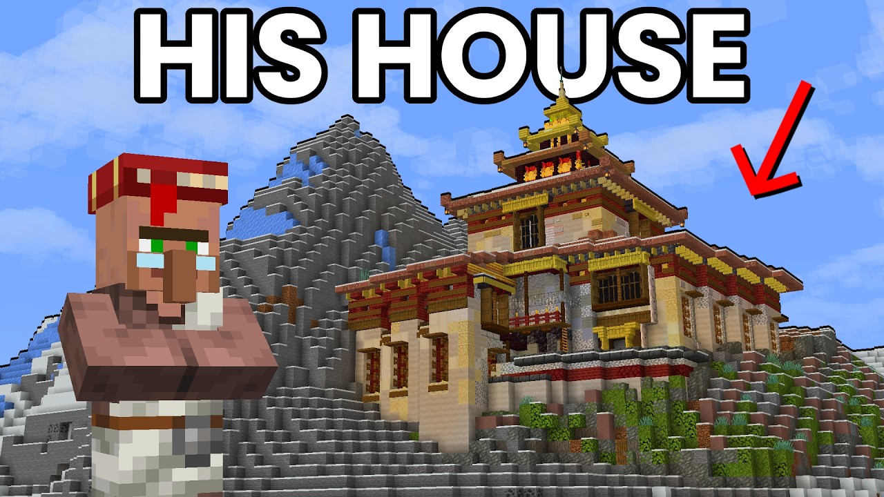 I Built a Temple For Minecraft's Rarest Villager