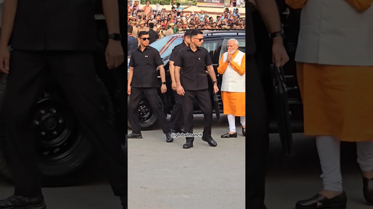 PM Narendra Modi Ji ka great entry 🚩 power of spg commando 😡🇮🇳🔥