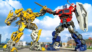 Optimus Prime vs Bumblebee - Fight Scene - Transformer #2024 - All Action Battle Movie Clip [HD]
