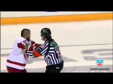 Бой КХЛ: Е.Редлихс VS Тимкин / KHL Fight: J.Redlihs VS Timkin