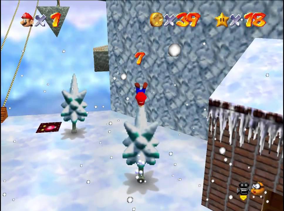 Super Mario 64 #19 Kurs 4 Finde die 8 roten Münzen!