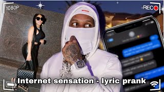 Lil Durk - “Internet Sensation” Lyric Prank On Girlfriend (Gone Right)