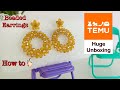 TEMU Huge Unboxing || Use my code pick8873 on TEMU app to claim $100 coupon||Products up to 90% off