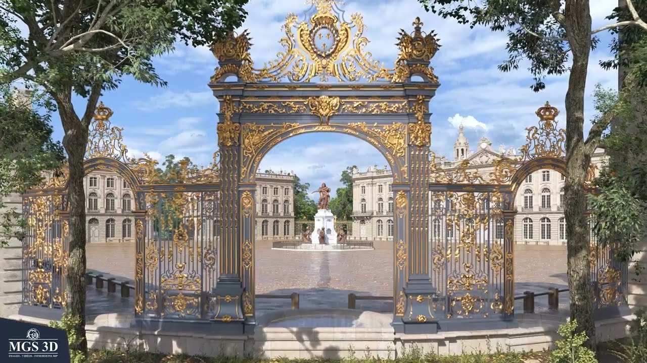 MGS 3D | La place royale de Nancy au 18e siècle