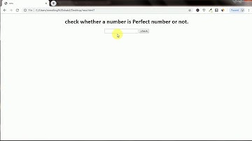 How to print perfect number 1 to n number using JavaScript program