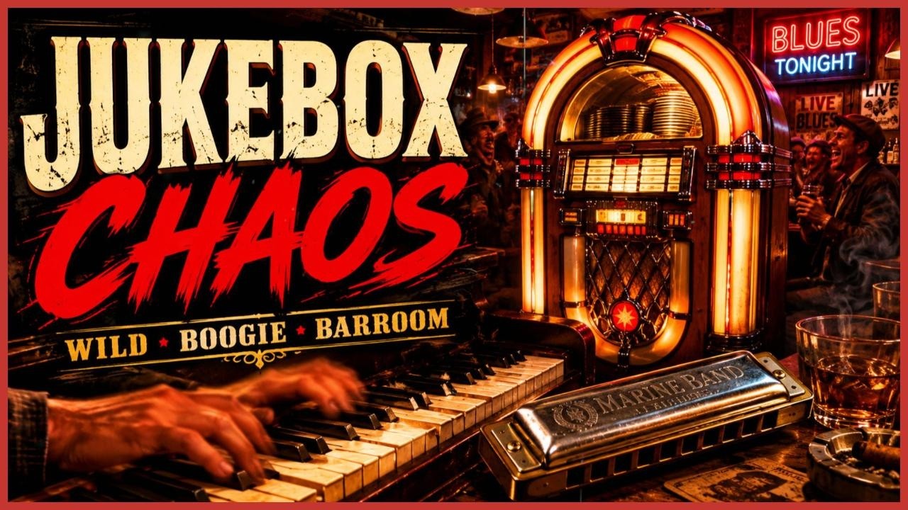 Jukebox Chaos 🎹 Wild Boogie Woogie Piano & Gritty Harmonica