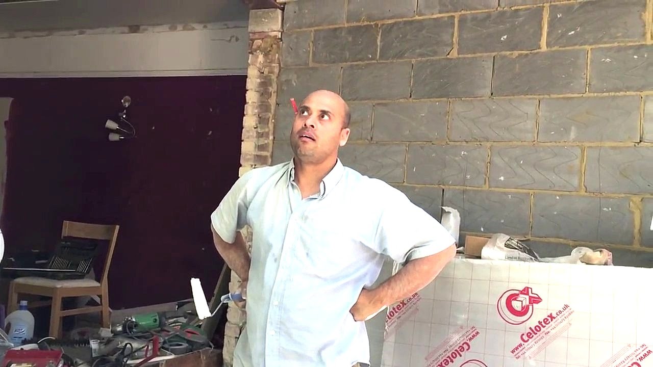 Family BBQ, Rooms ready for plastering, UK Indian / Bengali Family video blog