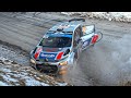 WRC Rallye Monte Carlo 2023 | Flatout, Big Crash, Jumps &amp; crazy fans