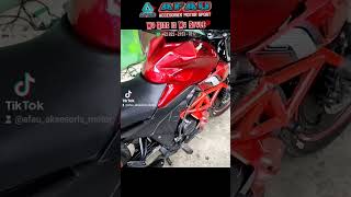 cover tengki CB verza model CBR merah list hitam