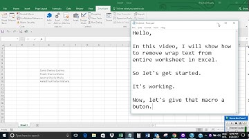 Remove Wrap Text from entire worksheet in Excel using VBA