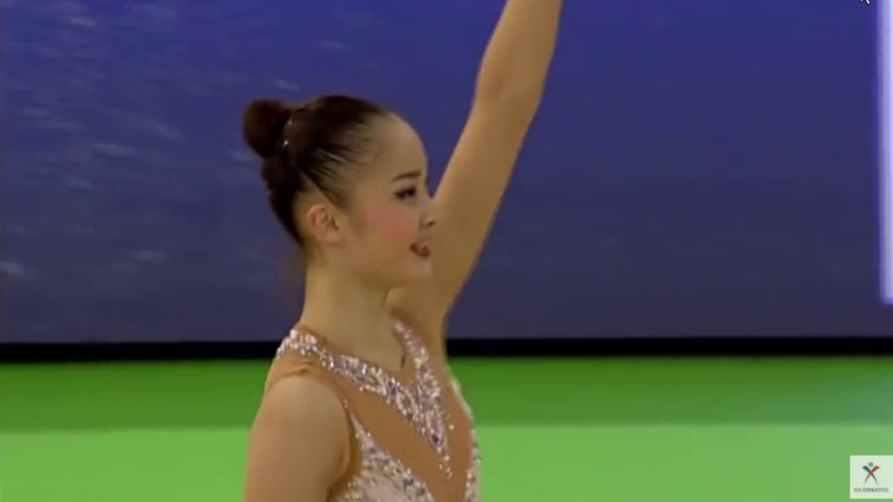 20170604新体操スペイン大会フープ決勝皆川夏穂