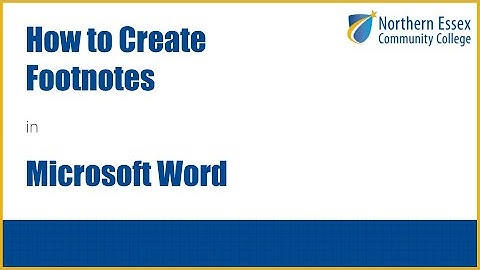 How to Create Footnotes in Microsoft Word
