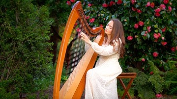 Grateful Heart: 1 Hour of Soothing Harp Music | Sarah Bhalla