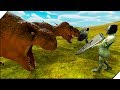 ДИНОЗАВРЫ против РЫЦАРЕЙ - Игра Beast Battle Simulator. Битва динозавров