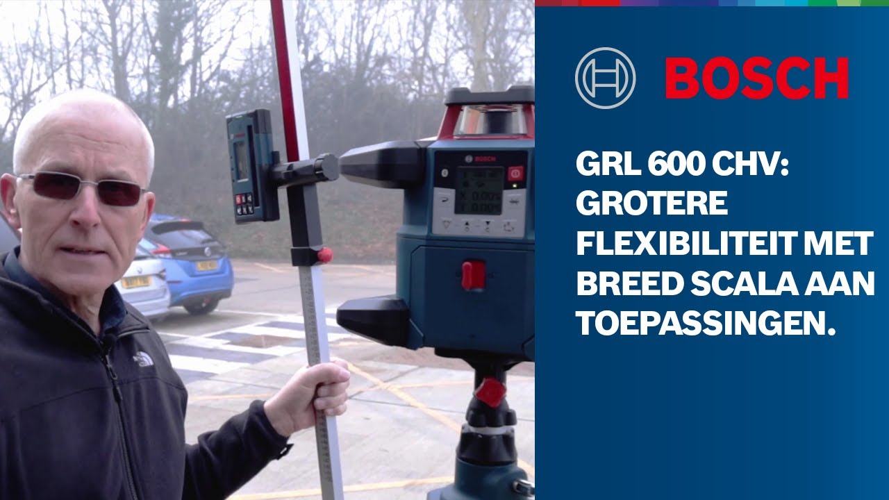 Eric legt de flexibiliteit uit van de GRL 600 CHV rotatielaser