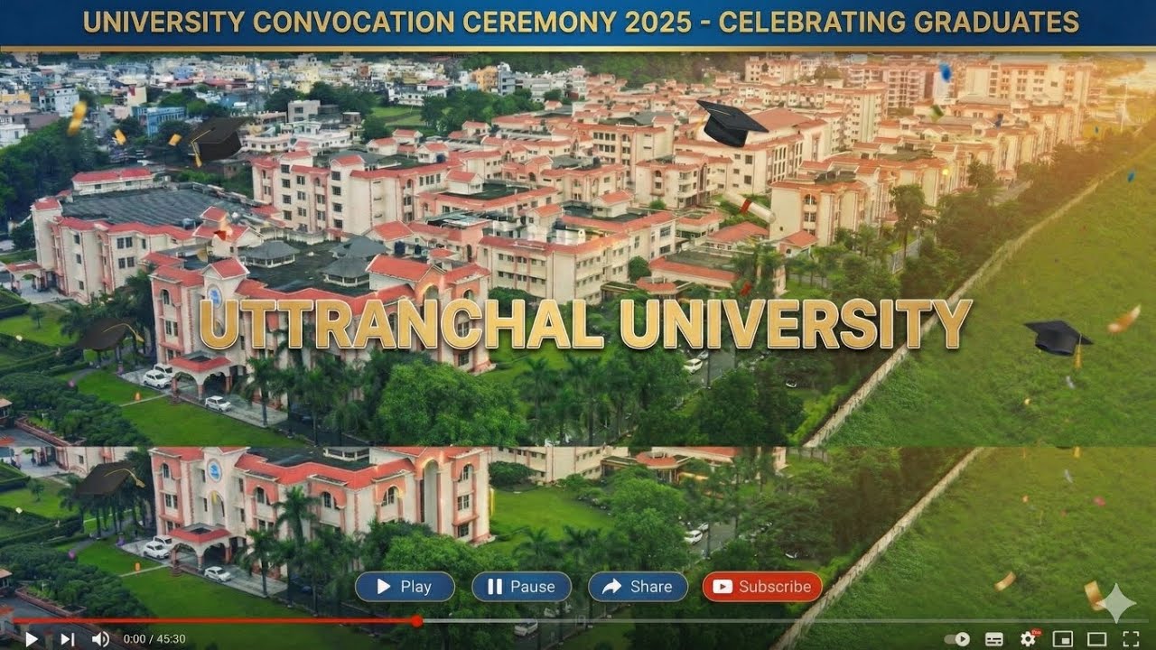 Convocation of Uttranchal university || Dehradun University 