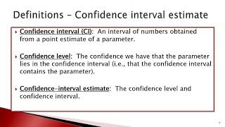 MATH2300 8 1 Estimating a population mean