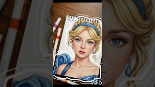 Acrylic paint markers # Cinderella. ......❤️