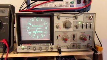 Dutchtronix AVR Oscilloscope Clock